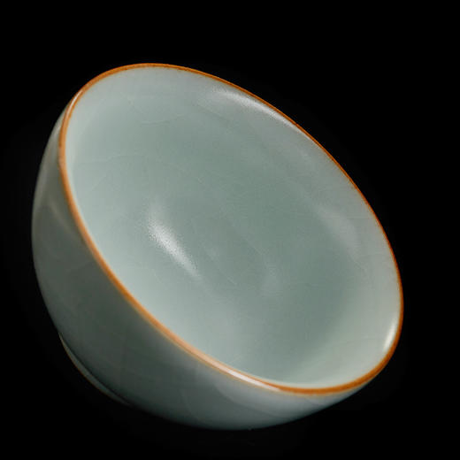 【丰子汝窑】【天青贝思杯2入】茶杯手工开片主人杯陶瓷汝瓷单杯子个人品茗杯功夫茶具 商品图7