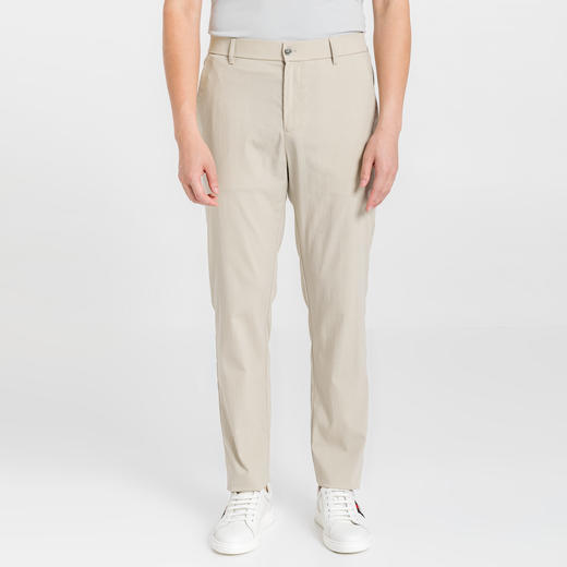 布兰施男士舒适棉混纺休闲裤 商品图0