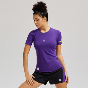 【新款】科里芙男女同款圆领短袖运动户外跑步马拉松透气孔上衣