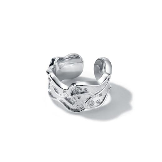 APRESI｜GLINTING Meandering Gemstones Ring [波纹开口戒指] 商品图6