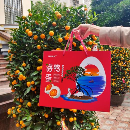 有着蟹香味儿的海鸭蛋🥚大蛋70g以上一个，鲜美度堪比蟹黄😋一戳就爆油的满口留香【大国品牌涠洲船说海鸭蛋】广西北海正宗烤海鸭蛋 咸淡适中 烤鸭蛋 商品图2