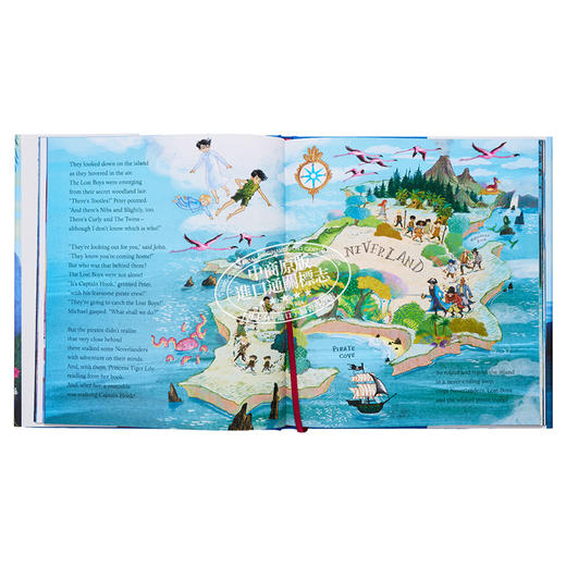 【中商原版】Sarah Warburton Peter Pan 彼得潘 精装儿童文学绘本 Nosy Crow经典系列 故事读物图画书 英文原版 进口小初文学 商品图4