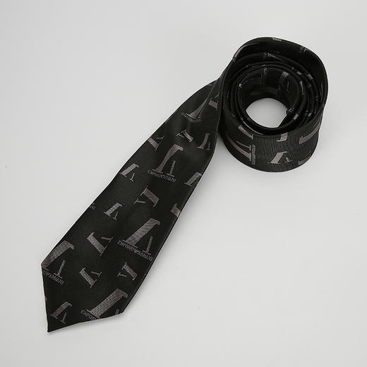 E ARMANI 领带男  3400750A602-00084 VERDE MILITARE.100%SILK 商品图1