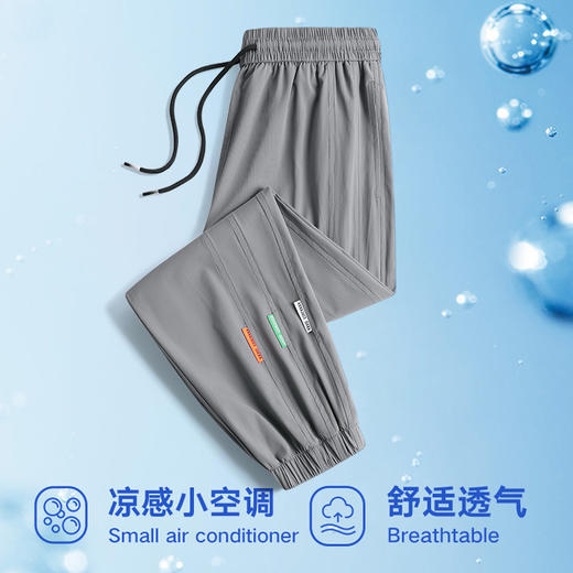 【新款DYF】大依优型大码男装夏季冰丝裤子加肥加大休闲裤大号男裤 商品图2