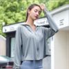 【时尚便捷轻松防晒】防晒衣女夏季轻薄透气防紫外线短款连帽披肩户外百搭防晒服 商品缩略图3