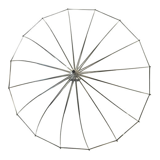 「16骨自动！小清新透明伞」小清新透明伞简约白色16骨长柄伞 弯柄直杆雨伞男女学生居家日用 商品图4