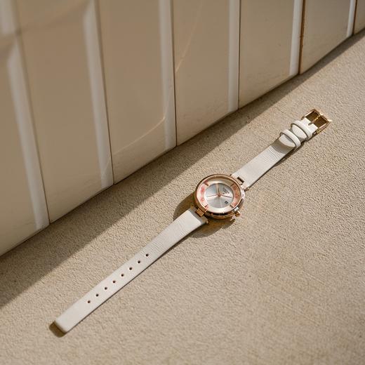 【时计廊】卡西欧（CASIO）女表SHEEN系列时尚女士手表日韩表礼物送女友 皮革表带SHS-C110CGL-7A 商品图1