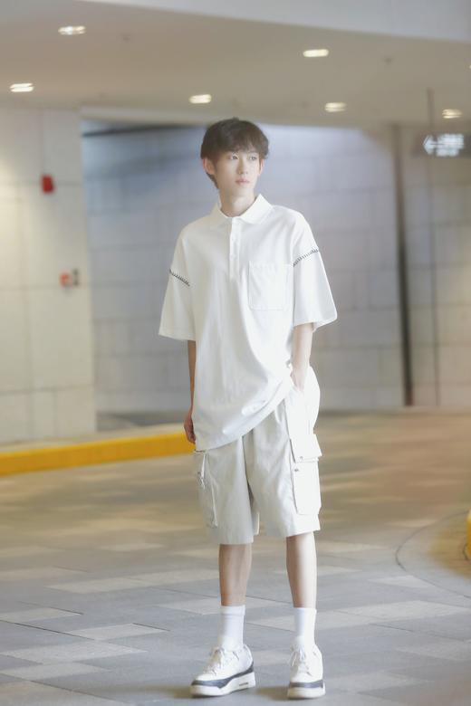 320812786明线装饰短袖POLO衫 商品图2