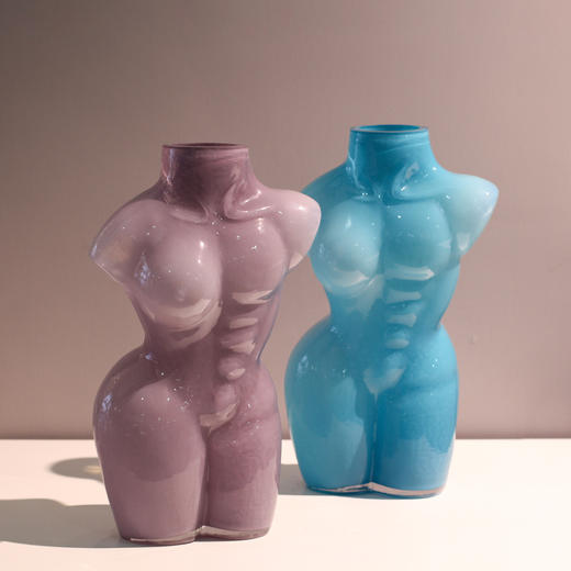 磁粉美体玻璃花瓶花器工艺品摆件 商品图4