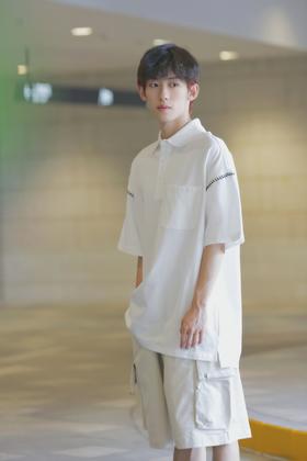 320812786明线装饰短袖POLO衫