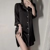 【斩男性感衬衫睡裙】悦动夏日热情。宽松设计，柔软舒适；防晒面料，让你尽情享受阳光；中长裙长，显瘦修身；独特情趣设计，让你充满魅力！ 商品缩略图2