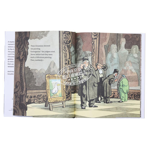 【中商原版】The Incredible Painting of Felix Clousseau 费利克斯·克鲁索不可思议的画作 英文原版 精装 儿童图画书 Jon Agee 商品图4