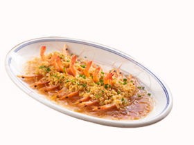 蒜蓉粉丝开背虾(份)