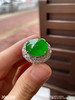 老坑近高冰艳绿蛋面戒指【3061706】具体价格微信咨询 商品缩略图5