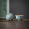 丰子汝窑【葵花杯2入】茶杯汝瓷功夫茶具主人对杯陶瓷单杯品茗杯茶盏礼盒装 商品缩略图1