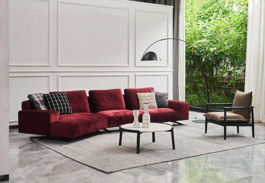 Frey 沙发 | 更多座位组合，皮布面料可选，详询客服 商品图1