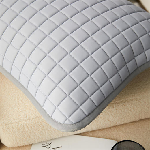 【武汉】银鹏汉棉乳胶席床笠三件套-米兰灰（凉席180*200cm+枕套48*74cm*2) 商品图10