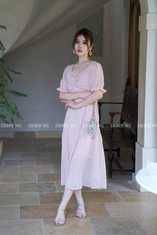 【门店同款】夏季银丝爱心扣连衣裙 151004017 商品图8