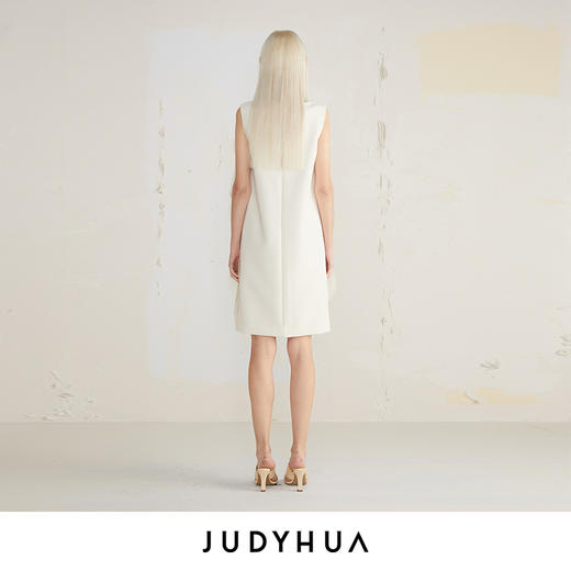 JUDYHUA 手工毛边蝶翼拼接设计款连衣裙 商品图2