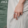 ZEGL设计师花梦系列花朵戒指女小众设计指环时尚个性开口食指戒子 商品缩略图3