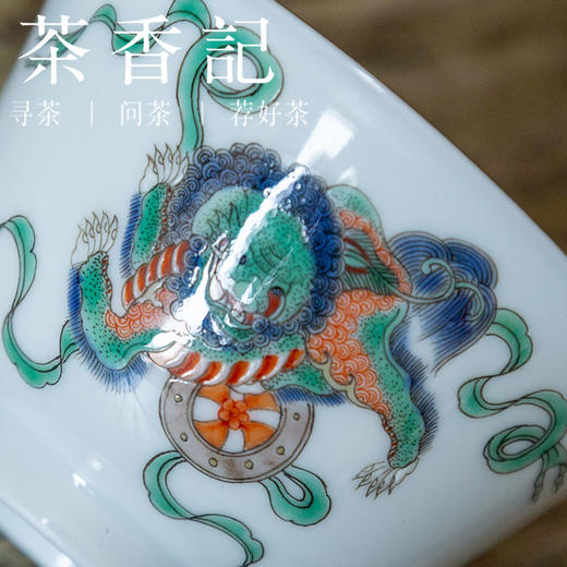 茶香记 事事如意吉祥杯120ml粉彩精致典雅寓意美好陶瓷品茗杯茶杯 商品图2