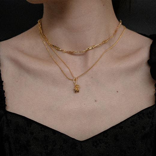 MINT THERAPY 液态蔷薇花项链 商品图3