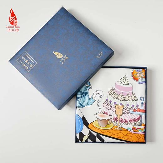 SAINTJOY/上久楷 双面印花真丝方巾  梦幻时空  FJS22045-1 商品图7