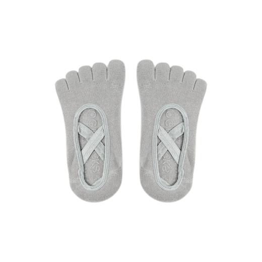 F1057交叉绑带五趾袜 瑜伽袜子 防滑袜 运动袜 商品图6