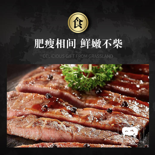 武川 草原散养西门塔尔牛腿肉1Kg 商品图3