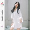【斩男性感衬衫睡裙】悦动夏日热情。宽松设计，柔软舒适；防晒面料，让你尽情享受阳光；中长裙长，显瘦修身；独特情趣设计，让你充满魅力！ 商品缩略图6