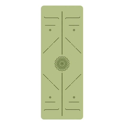 1.5mm超薄款高固pu天然橡胶瑜伽垫便携可折叠专业防滑健身土豪垫CK 000  ck022 商品图7