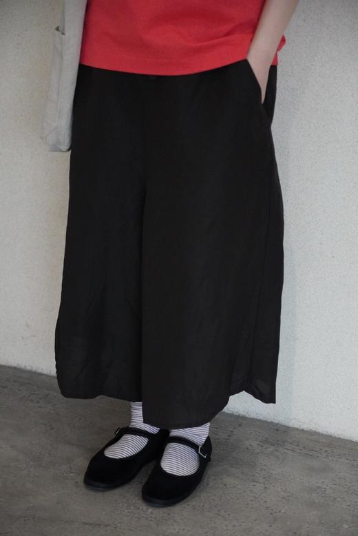 g轻薄阔腿八分裤 商品图0