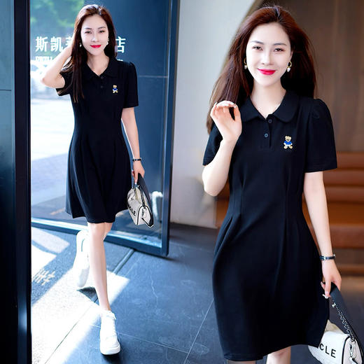 夏季新款，运动风休闲Polo收腰裙ZYR-130 商品图3
