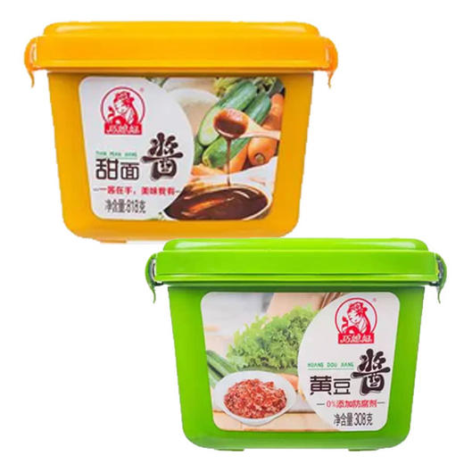 【10.9元/盒】巧媳妇甜面酱/黄豆酱818g 商品图0