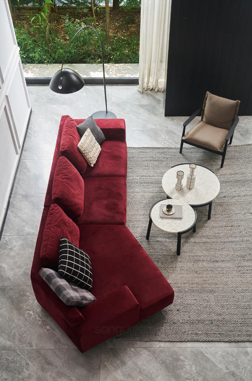 Frey 沙发 | 更多座位组合，皮布面料可选，详询客服 商品图2