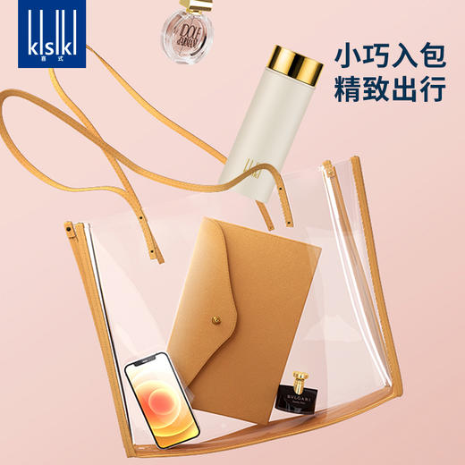 kisiki喜式精瓷迷你保温杯陶瓷内胆女便携随身口袋杯不锈钢水杯 商品图5