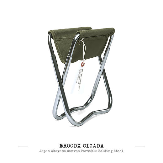 BROODX CICADA 日本冈山帆布便携小马扎 商品图2