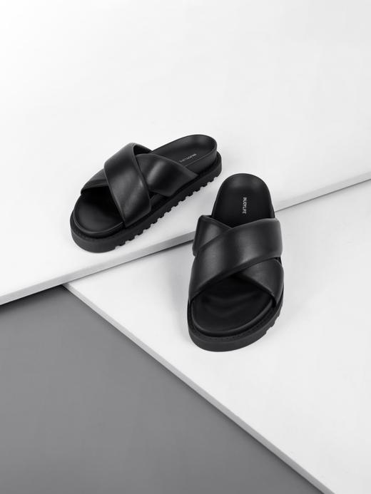 百货世界-INJOYLIFE-交叉棉拖鞋 商品图2