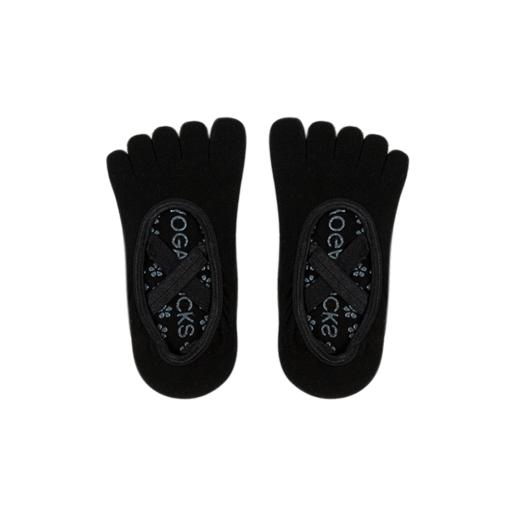 F1057交叉绑带五趾袜 瑜伽袜子 防滑袜 运动袜 商品图8