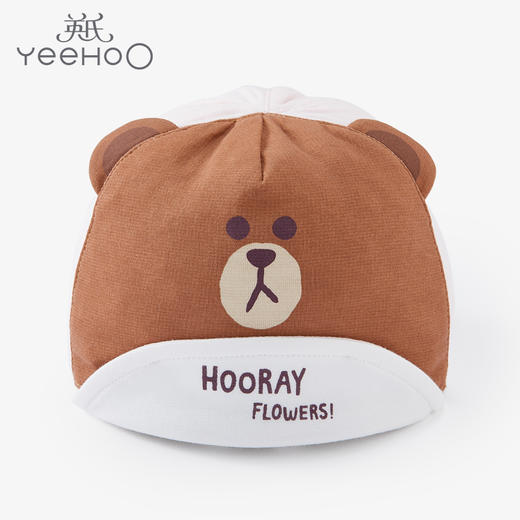 英氏婴儿帽子女宝宝可爱休闲圆帽 2021春夏新款YZJKJ21002A01 商品图0