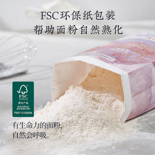新良大师系列美硬红高筋面粉1kg 面包粉家用烘焙原料专用面粉2斤 商品图3