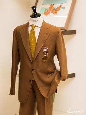 Orazio Luciano Linen Suit