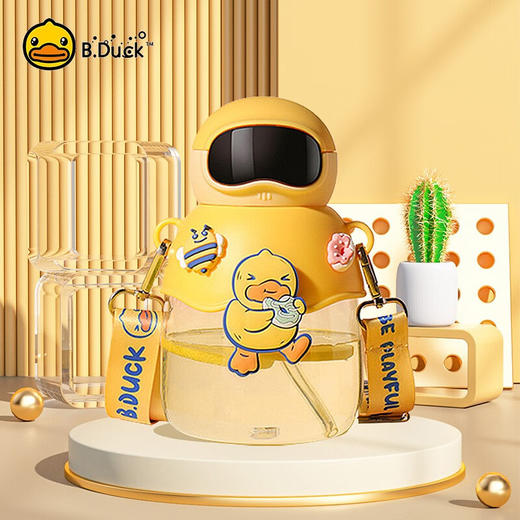 FACE×B.Duck运动乐园大肚杯户外运动杯（含杯带）BD-KP80A 800ml 日光黄 商品图0