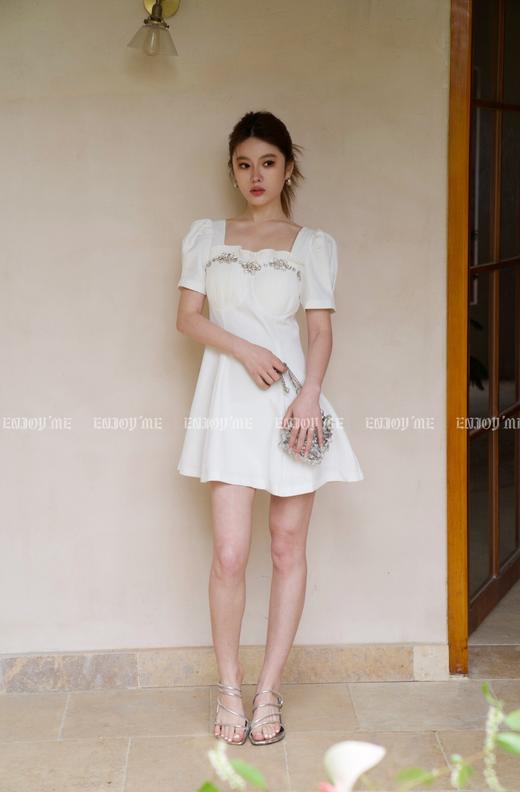 【门店同款】夏季泡泡袖钉钻短西装裙 150999577 商品图10