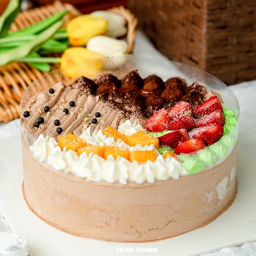 巧克力冰淇淋生日蛋糕（6-8人食） | 时刻陪你 商品图0