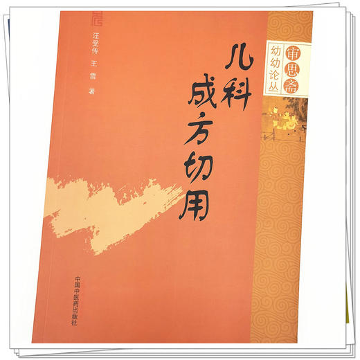 【出版社直销】儿科成方切用（审思斋幼幼论从） 汪受传 王雷 著 中国中医药出版社 中医儿科学书籍 商品图4