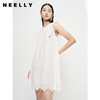 NEELLY纳俪商场同款法式刺绣爱心无袖连衣裙女气质花边下摆娃娃裙N23061Y01197 商品缩略图0