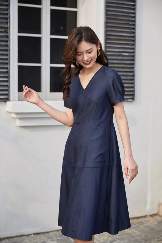 奇威  天丝仿牛仔连衣裙0DB03110 商品图2