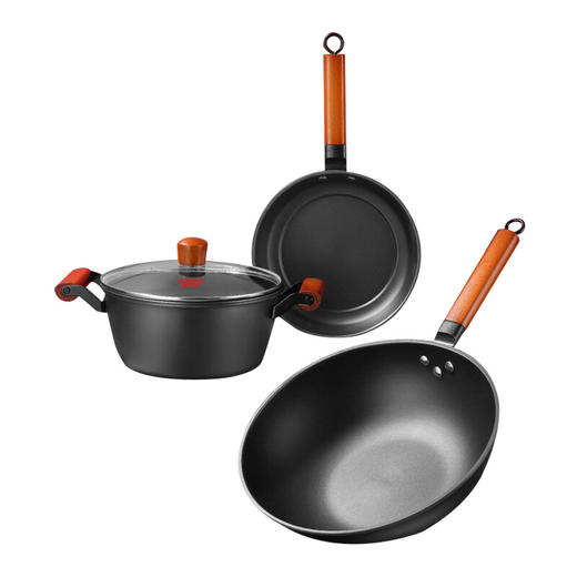 【分仓直发包邮】康巴赫-林格斯特铁锅三件套 22/22/30CM KGL3A 商品图2