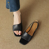 复古简约，纯色一字平底凉鞋WXJ-W1034-8 商品缩略图10